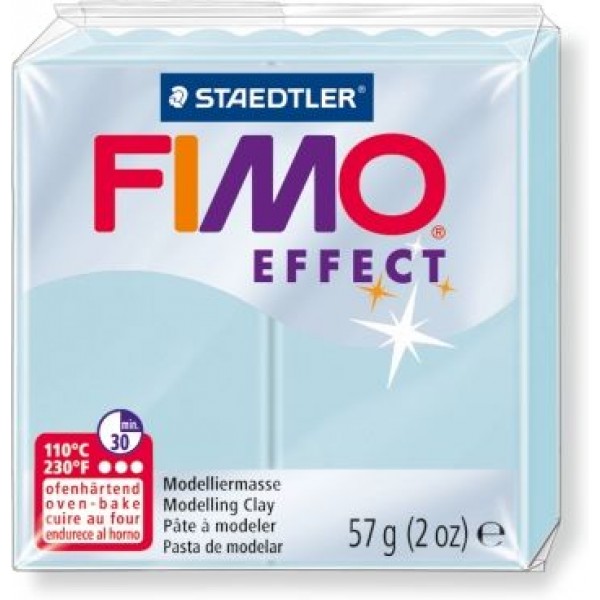 Полимерная глина FIMO Effect 306, голубой ледяной кварц, 57г арт. 8020-306